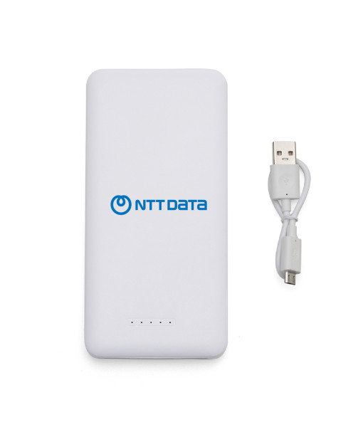 Power Bank 10.000mAh Inducao ou cabo, com ventosa -  NTTDATA Company Store
