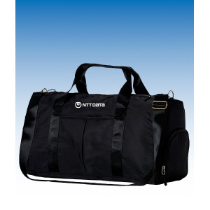 Bolsa Esportiva Preta 35L em Poliester - NTTDATA Company Store